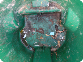 Austin Bin Wash Before
